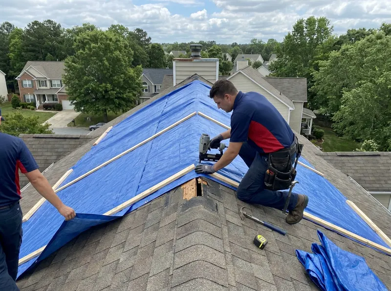 Emergency Roof Tarping in Raleigh, NC